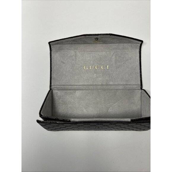 GUCCI Authentic Triangle Brown Sunglasses Case Collapsable - Picture 5 of 11